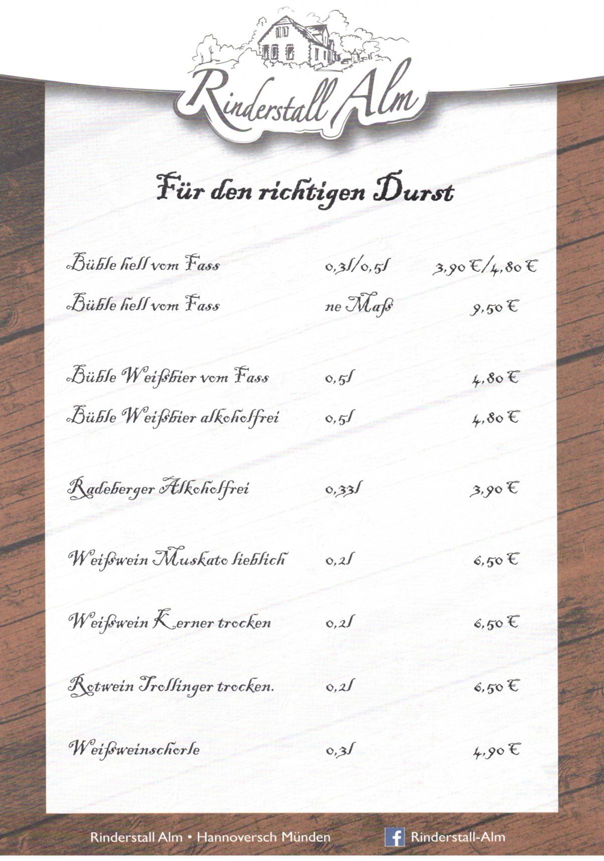 Speisekarte Seite 8