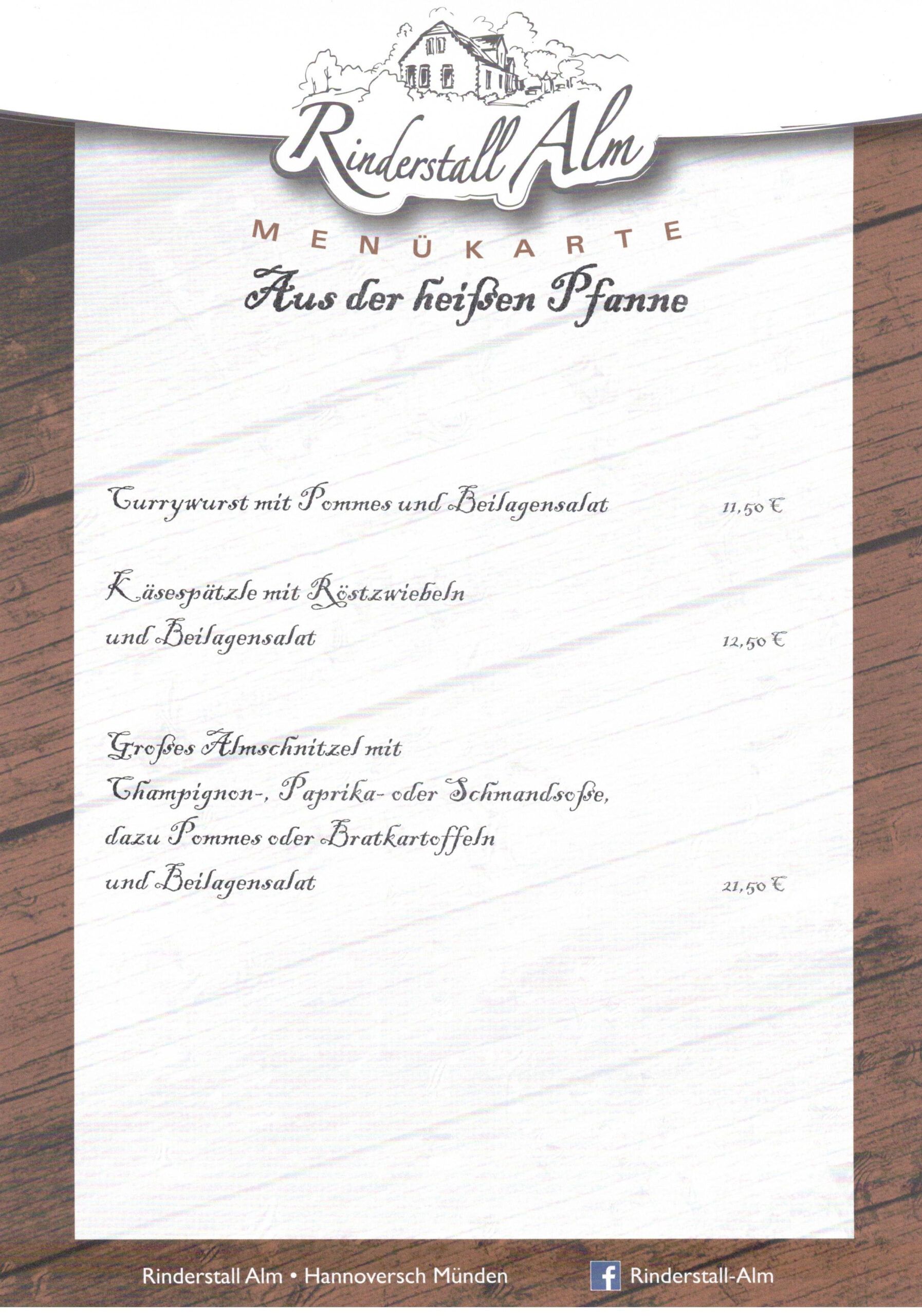 Speisekarte Seite 0